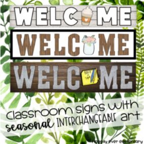 Editable Welcome Sign
